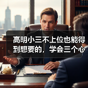 高明小三不上位也能得到想要的,学会三个心法,让小三没戏可唱(图1) 高明小三不上位也能得到想要的,学会三个心法,让小三没戏可唱(图1)