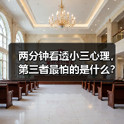 两分钟看透小三心理,第三者最怕的是什么?聪明女人如何玩弄小三(图3) 两分钟看透小三心理,第三者最怕的是什么?聪明女人如何玩弄小三(图3)