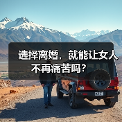 选择离婚，就能让女人不再痛苦吗？