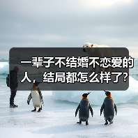 一辈子不结婚不恋爱的人，结局都怎么样了？（图3）