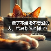 一辈子不结婚不恋爱的人，结局都怎么样了？（图4）