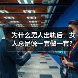 为什么男人出轨后，女人总是说一套做一套？