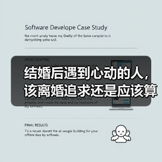 结婚后遇到心动的人，该离婚追求还是应该算了？（图3）