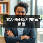女人假装喜欢你的三个原因（图1）