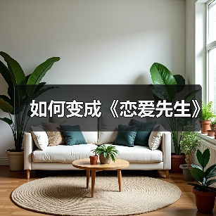 如何变成《恋爱先生》(图4) 如何变成《恋爱先生》(图4)