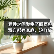 异性之间发生了联系但双方都有家庭,这样做才是明智的选择(图2) 异性之间发生了联系但双方都有家庭,这样做才是明智的选择(图2)