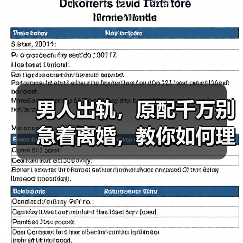 男人出轨,原配千万别急着离婚,教你如何理性分析,轻松分离小三(图2) 男人出轨,原配千万别急着离婚,教你如何理性分析,轻松分离小三(图2)