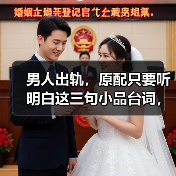 男人出轨,原配只要听明白这三句小品台词,小三就完全没戏唱了(图3) 男人出轨,原配只要听明白这三句小品台词,小三就完全没戏唱了(图3)