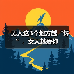 男人这3个地方越“坏”，女人越爱你（图1）