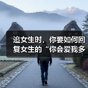 追女生时,你要如何回复女生的“你会爱我多久呢?”才是最好的呢(图4) 追女生时,你要如何回复女生的“你会爱我多久呢?”才是最好的呢(图4)