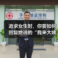追求女生时，你要如何回复她说的“我来大姨妈了”才是最佳答案呢（图1）