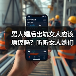 男人婚后出轨女人应该原谅吗?听听女人她们的心里话(图1) 男人婚后出轨女人应该原谅吗?听听女人她们的心里话(图1)