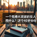 一个离婚不离家的女人图什么?这个40岁中年女人的答案很现实(图1) 一个离婚不离家的女人图什么?这个40岁中年女人的答案很现实(图1)