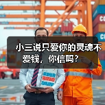 小三说只爱你的灵魂不爱钱,你信吗?(图1) 小三说只爱你的灵魂不爱钱,你信吗?(图1)