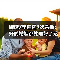 结婚7年遭遇3次背叛:好的婚姻都处理好了这个“第三者”(图1) 结婚7年遭遇3次背叛:好的婚姻都处理好了这个“第三者”(图1)
