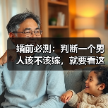 婚前必测:判断一个男人该不该嫁,就要看这几点(图1) 婚前必测:判断一个男人该不该嫁,就要看这几点(图1)