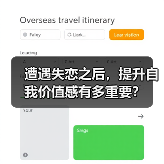 遭遇失恋之后,提升自我价值感有多重要?(图3) 遭遇失恋之后,提升自我价值感有多重要?(图3)