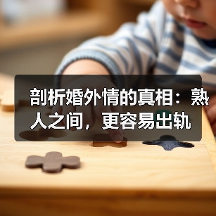 剖析婚外情的真相:熟人之间,更容易出轨(图4) 剖析婚外情的真相:熟人之间,更容易出轨(图4)