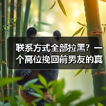 联系方式全部拉黑?一个高位挽回前男友的真实案例(图4) 联系方式全部拉黑?一个高位挽回前男友的真实案例(图4)
