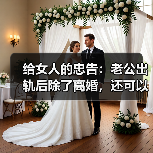 给女人的忠告:老公出轨后除了离婚,还可以用这三招挽回他(图2) 给女人的忠告:老公出轨后除了离婚,还可以用这三招挽回他(图2)