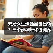 未婚女生遭遇男友出轨?三个步骤带你逃离深渊(图3) 未婚女生遭遇男友出轨?三个步骤带你逃离深渊(图3)