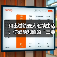 和出过轨爱人继续生活,你必须知道的“三要三不要”!(图3) 和出过轨爱人继续生活,你必须知道的“三要三不要”!(图3)
