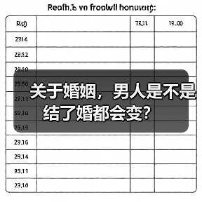 关于婚姻,男人是不是结了婚都会变?(图2) 关于婚姻,男人是不是结了婚都会变?(图2)