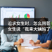 追求女生时,怎么回答女生说“我来大姨妈了!”才是最好的呢?(图2) 追求女生时,怎么回答女生说“我来大姨妈了!”才是最好的呢?(图2)