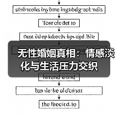 无性婚姻真相:情感淡化与生活压力交织(图3) 无性婚姻真相:情感淡化与生活压力交织(图3)