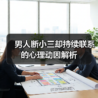 男人断小三却持续联系的心理动因解析(图1) 男人断小三却持续联系的心理动因解析(图1)