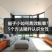 圈子小如何高效脱单?5个方法提升认识女性几率(图4) 圈子小如何高效脱单?5个方法提升认识女性几率(图4)