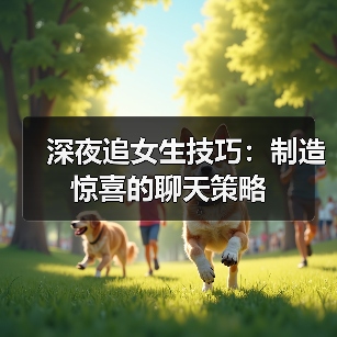 深夜追女生技巧:制造惊喜的聊天策略(图2) 深夜追女生技巧:制造惊喜的聊天策略(图2)