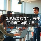 出轨后离婚与否:有孩子的妻子如何抉择(图4) 出轨后离婚与否:有孩子的妻子如何抉择(图4)