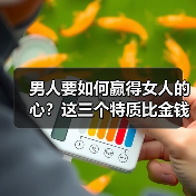 男人要如何赢得女人的心？这三个特质比金钱更重要（图1）