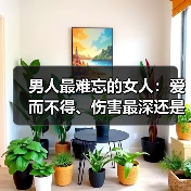 男人最难忘的女人：爱而不得、伤害最深还是红颜知己？（图1）