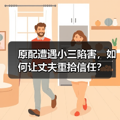 原配遭遇小三陷害，如何让丈夫重拾信任？（图3）