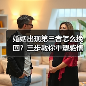 婚姻出现第三者怎么挽回?三步教你重塑感情(图2) 婚姻出现第三者怎么挽回?三步教你重塑感情(图2)
