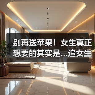 别再送苹果!女生真正想要的其实是…追女生的捷径在这(图1) 别再送苹果!女生真正想要的其实是…追女生的捷径在这(图1)