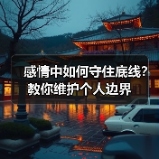 感情中如何守住底线?教你维护个人边界(图4) 感情中如何守住底线?教你维护个人边界(图4)