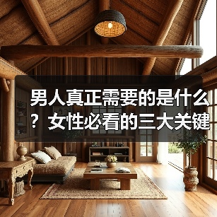 男人真正需要的是什么?女性必看的三大关键(图2) 男人真正需要的是什么?女性必看的三大关键(图2)