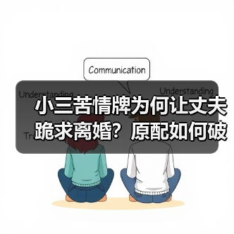 小三苦情牌为何让丈夫跪求离婚?原配如何破局?(图1) 小三苦情牌为何让丈夫跪求离婚?原配如何破局?(图1)