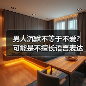 男人沉默不等于不爱?可能是不擅长语言表达(图4) 男人沉默不等于不爱?可能是不擅长语言表达(图4)