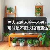 男人沉默不等于不爱?可能是不擅长语言表达(图1) 男人沉默不等于不爱?可能是不擅长语言表达(图1)