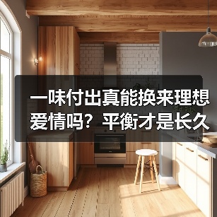 一味付出真能换来理想爱情吗?平衡才是长久之道(图2) 一味付出真能换来理想爱情吗?平衡才是长久之道(图2)