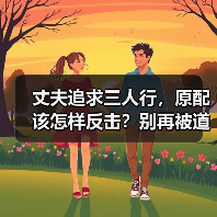 丈夫追求三人行，原配该怎样反击？别再被道德绑架了