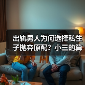 出轨男人为何选择私生子抛弃原配？小三的算盘打得是否太精明？（图2）