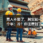 男人不爱了，其实就一个字：冷？你注意到了吗？（图1）