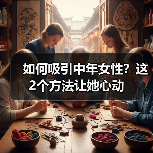 如何吸引中年女性？这2个方法让她心动（图2）