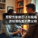 原配为家庭忍让不离婚，这样做有真的意义吗？（图4）
