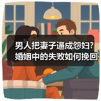 男人把妻子逼成怨妇？婚姻中的失败如何挽回？（图1）